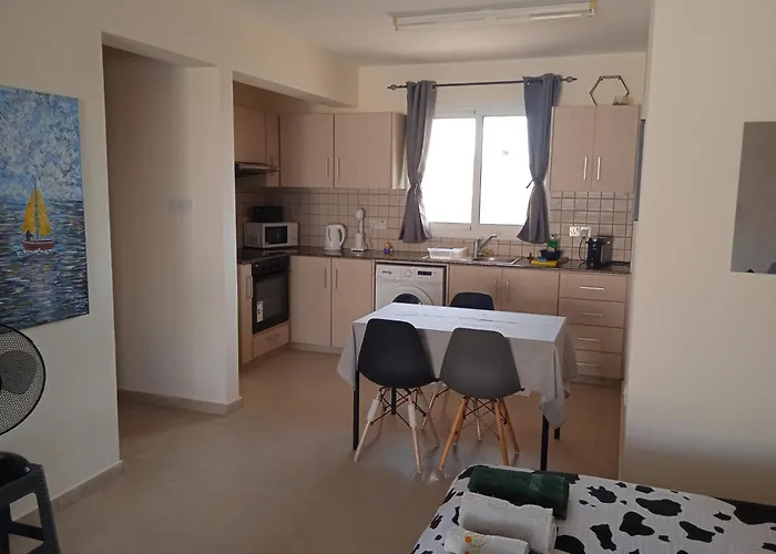 アパート Xylophagou Rest And Relax 4 Floor Big Balcony 1 Bedroom *